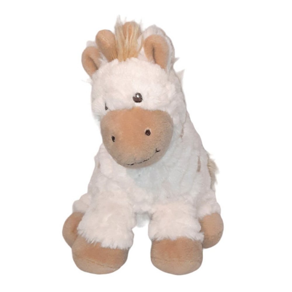 2018 First Impressions Baby Giraffe Cream Tan Stuffed Plush BeanBag Lovey Toy 9"